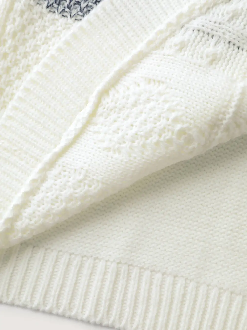 Arc-Hem Ombre Gradient Knit Cardigan