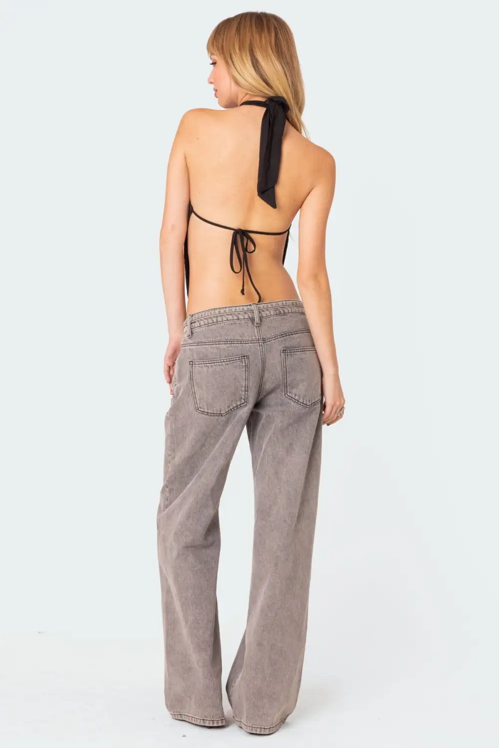 Clara Open Back Halter Top