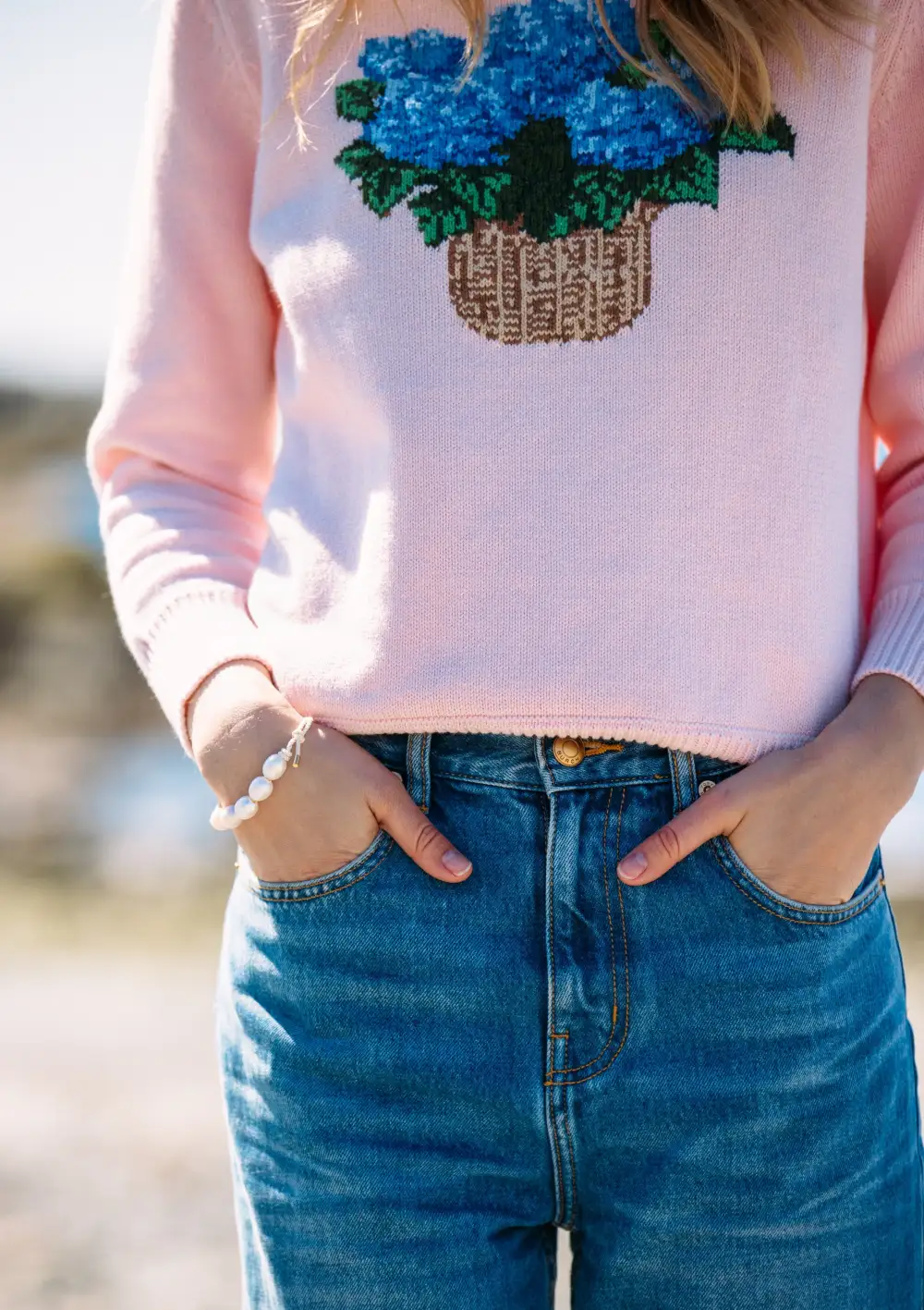 The Hydrangea Basket Sweater