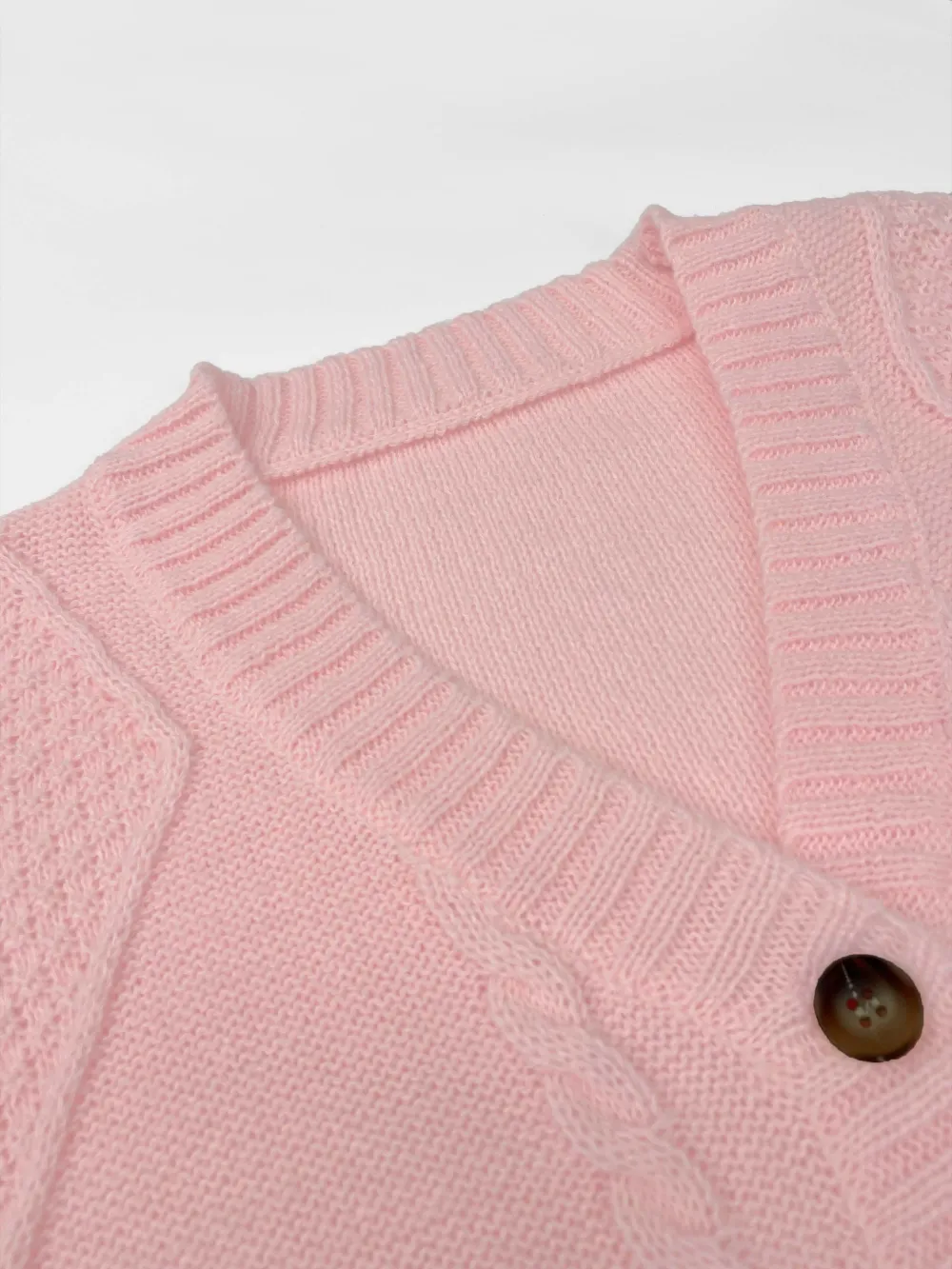 Elegant Fall/Winter V-Neck Knit Cardigan - Warm, Durable & Comfy, Perfect for Casual Styling, Women’s Solid Sweater