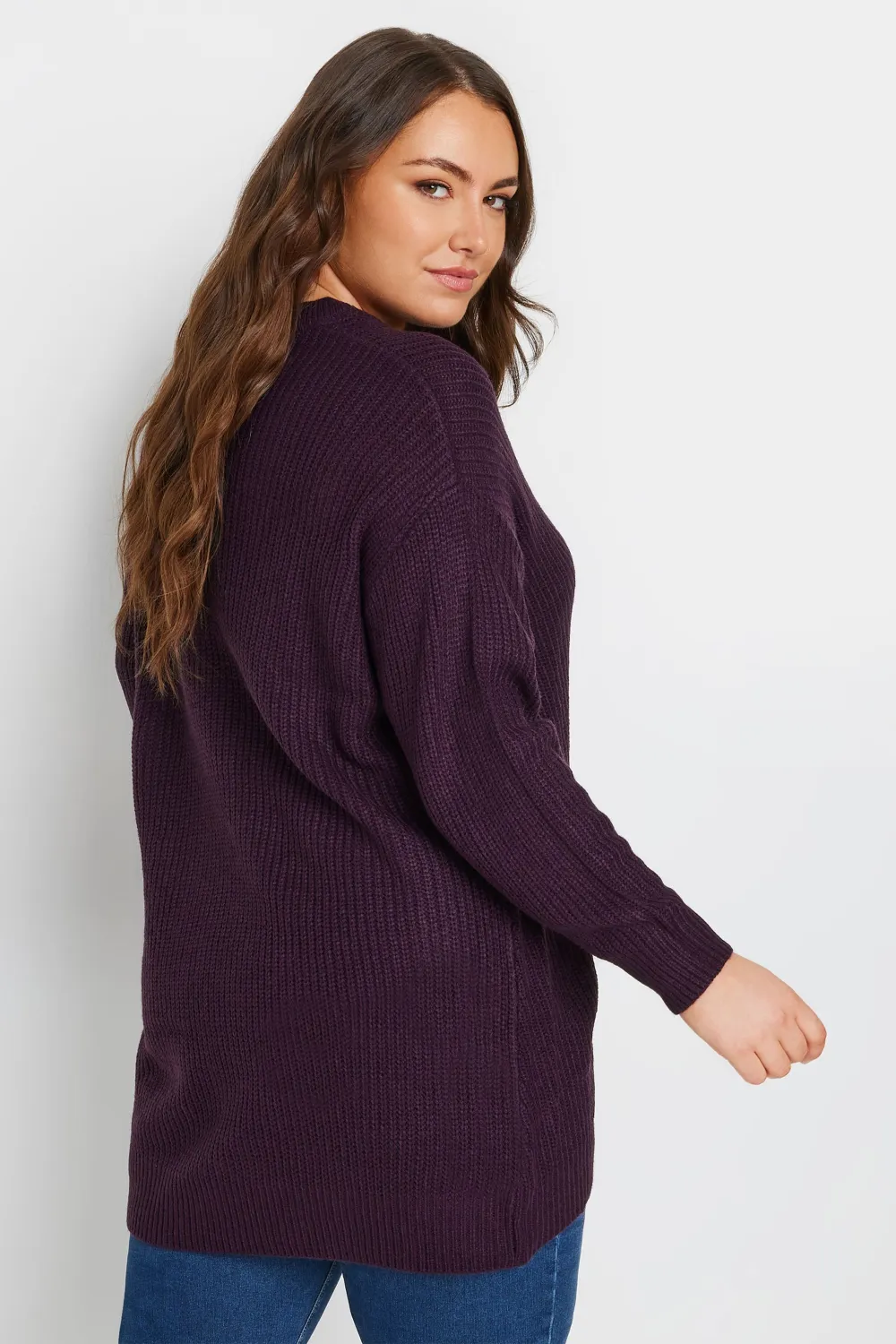 YOURS Curve Pink Essential Knitted Jumper