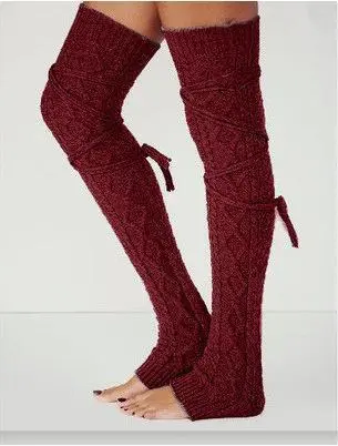 Solid Color Over-The-Knee Socks