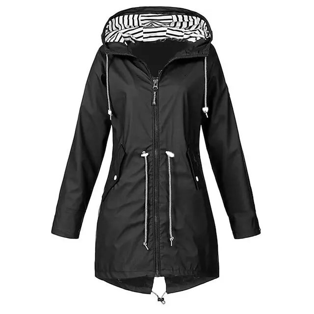 Women's Raincoats Windbreaker Rain Jacket