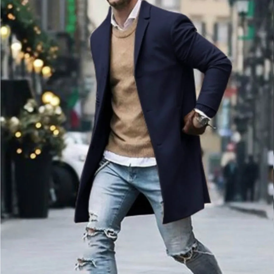 Mens Trench Coat Mens Woolen Coat Mens Woolen Coat