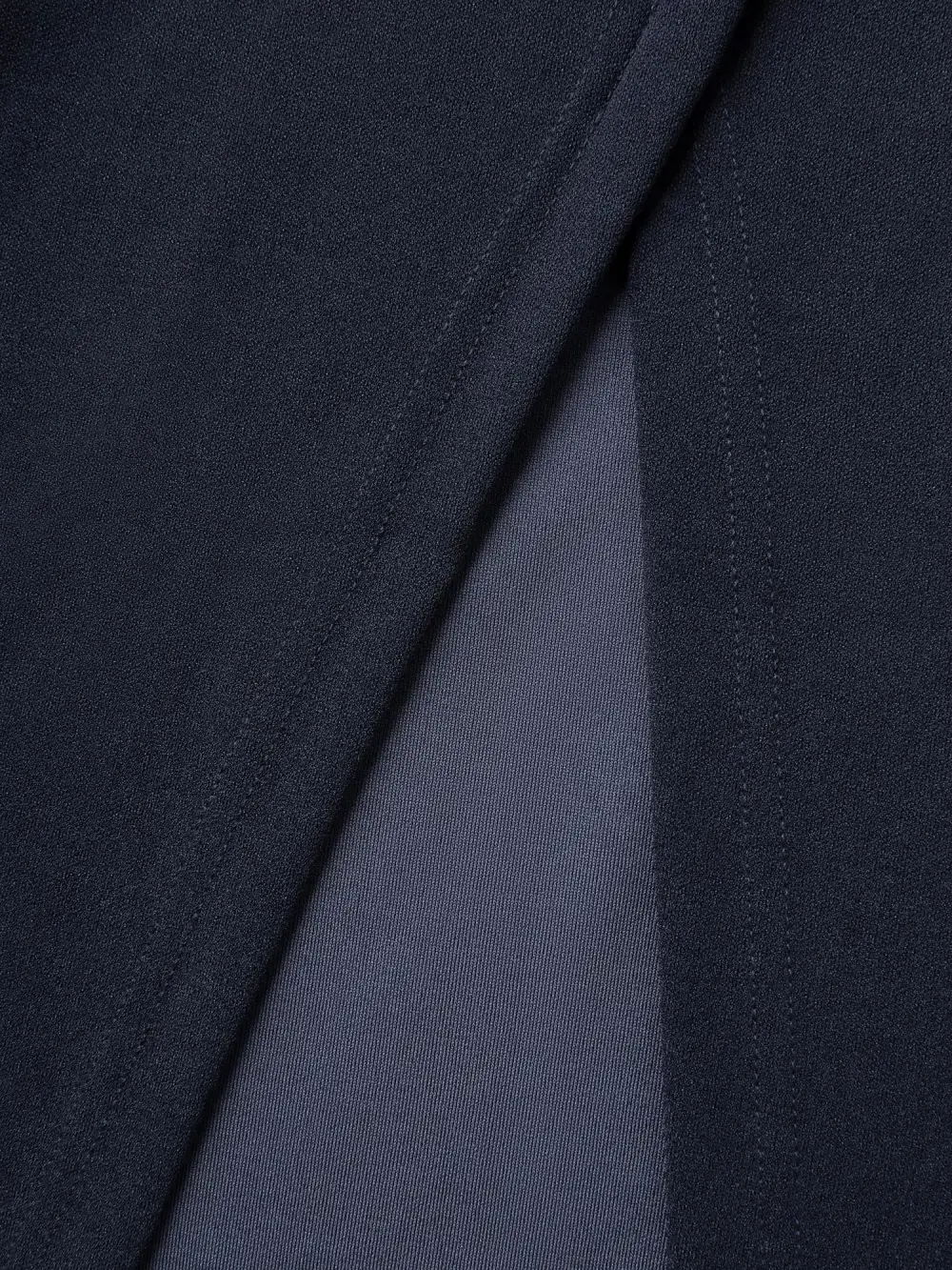 Half-Sleeve Split Front Sheath Midi Dress