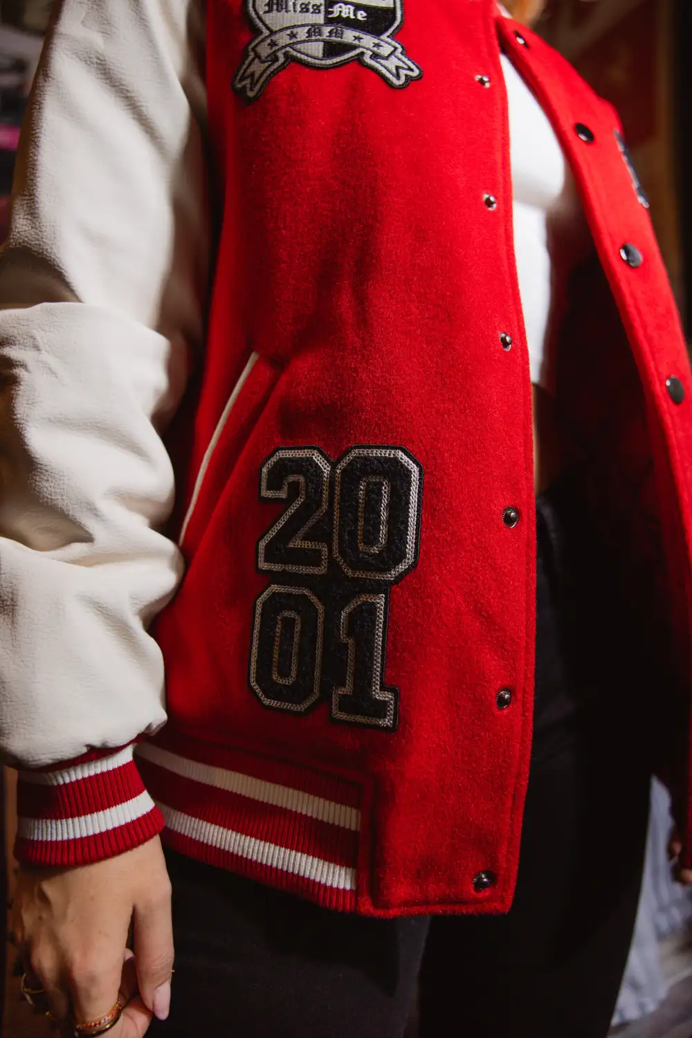 Nikkith Varsity Bomber Jacket