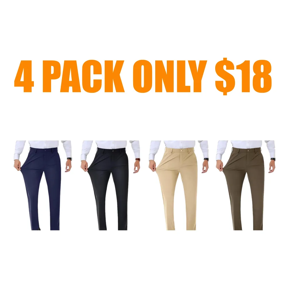 Men's Golf Pants with Expandable Waist