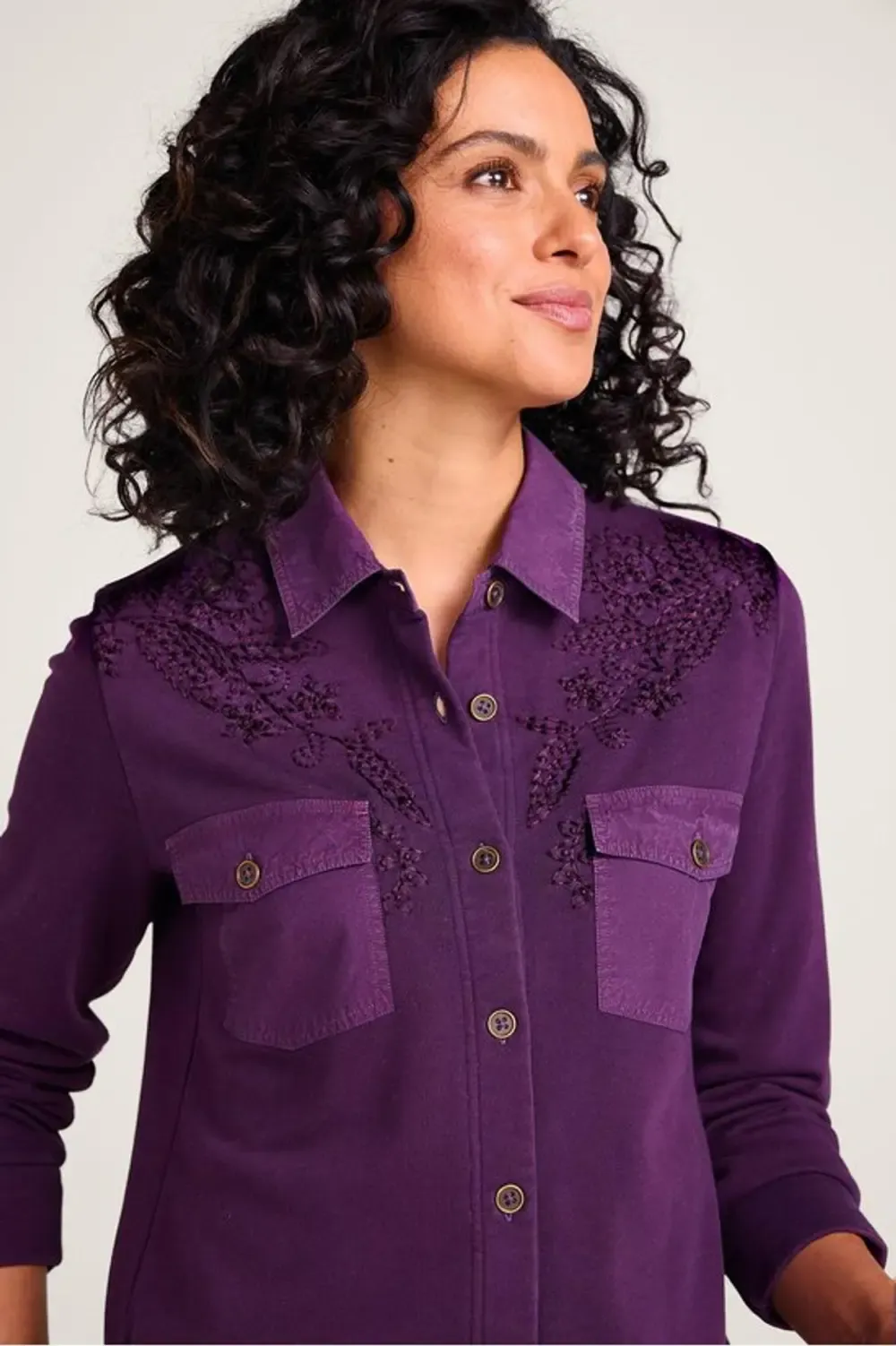 Very French Terry Long Sleeve Big Shirt