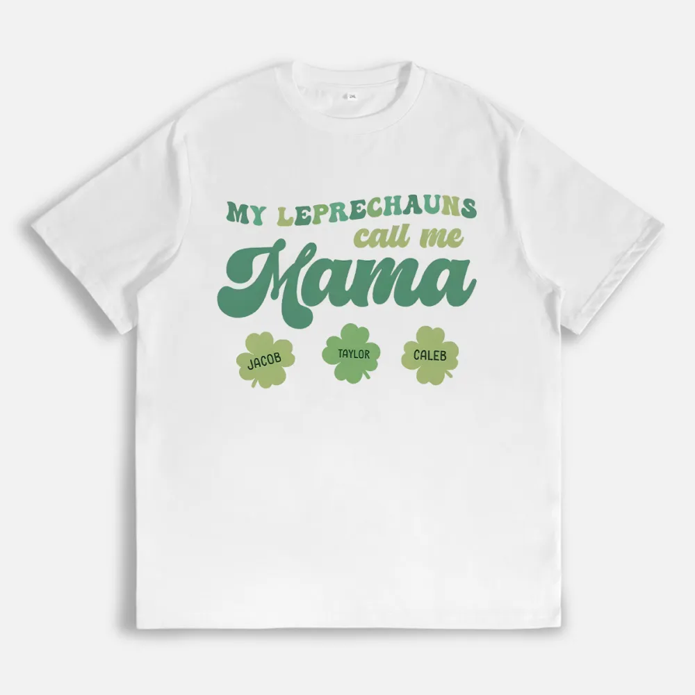 Personalized My Leprechauns Call Me Mama T-Shirt