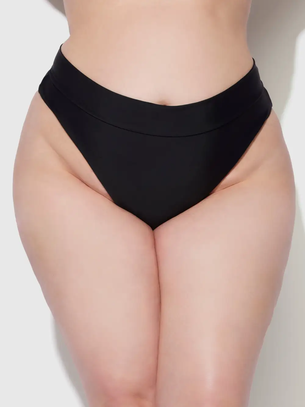 Frederick's Of Hollywood Rising Star High-Waisted Lace-Up Swim Bottom