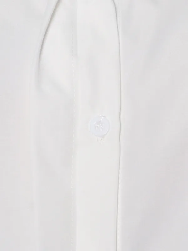 Original Solid Color Irregularity Geometry Blouse Tops