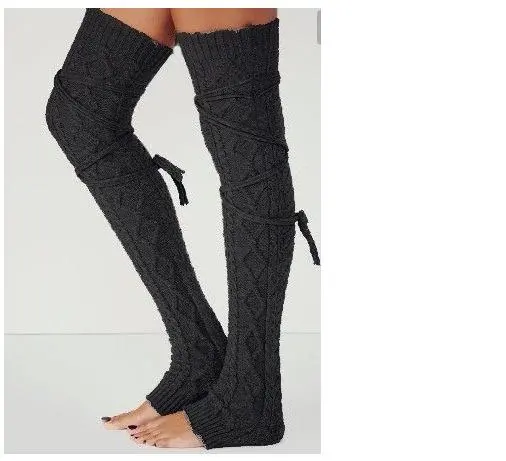 Solid Color Over-The-Knee Socks
