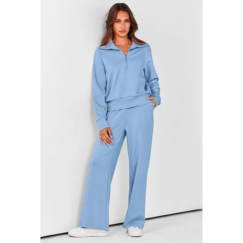 Women's Casual 2 Piece Pullover Set