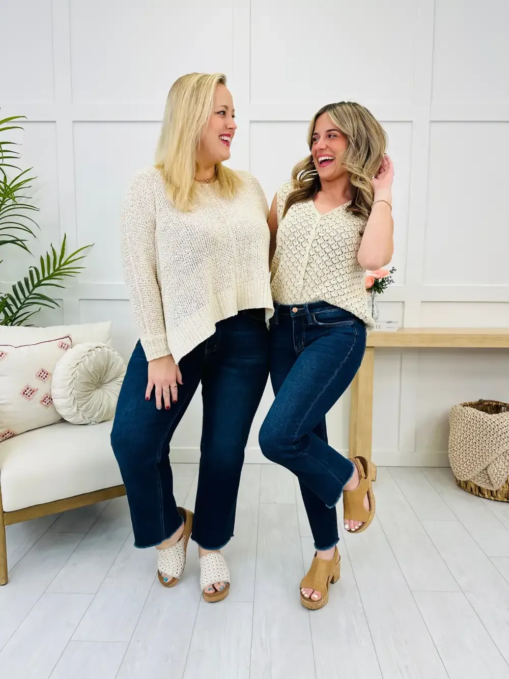 Lovervet Stay in Line Straight Leg Ankle Jeans