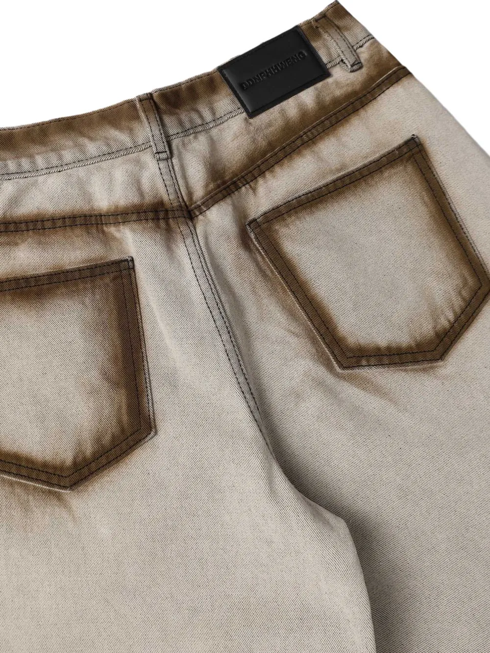 Vintage Distressed Washed Jeans - 2160