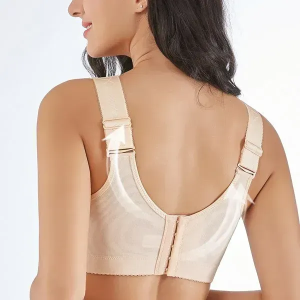 Embroidery Wireless Full Busted Anti Sagging Cami Bras