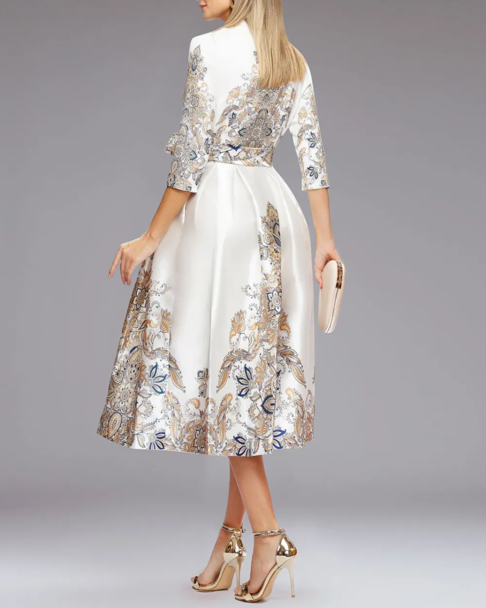 Multicolor Graphic Print Fashion Dress