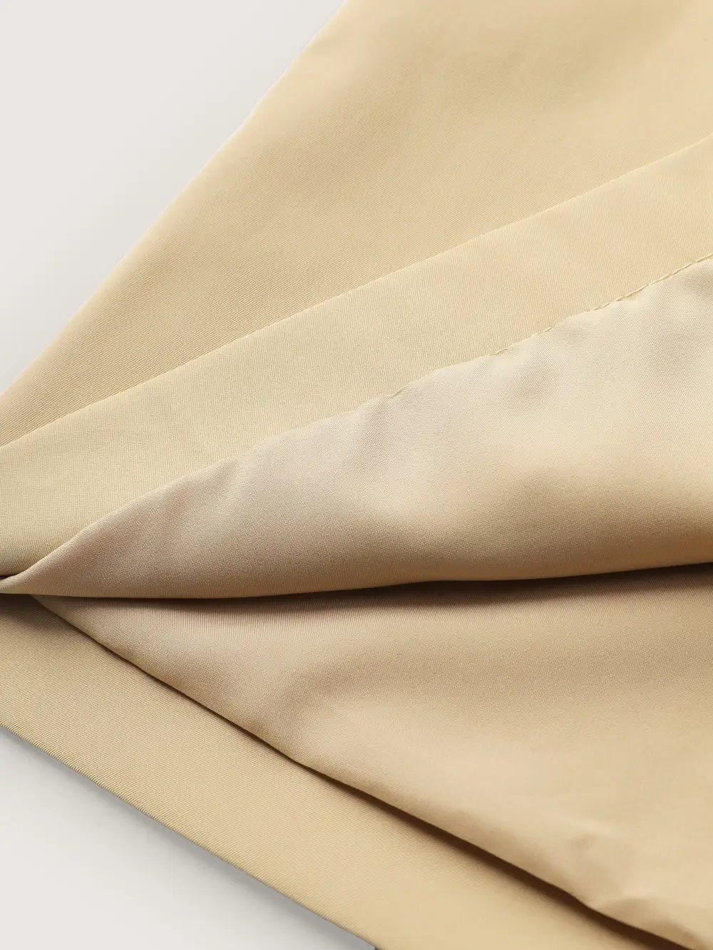 Adjustable Tab Sleeve Lined Trench Coat