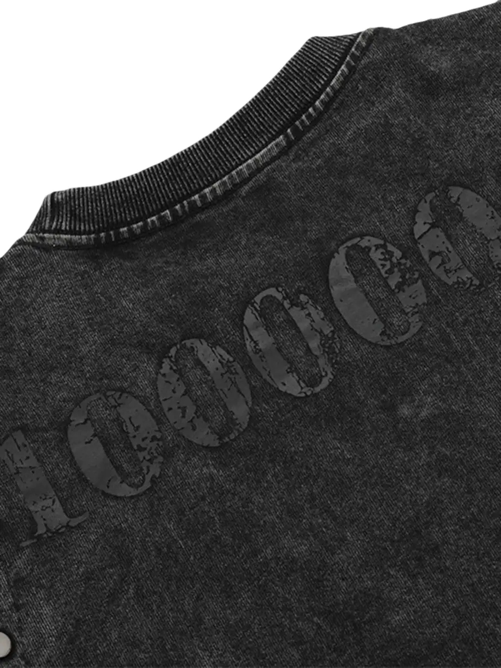 Punk Personality Alphabet T-shirt - 1652