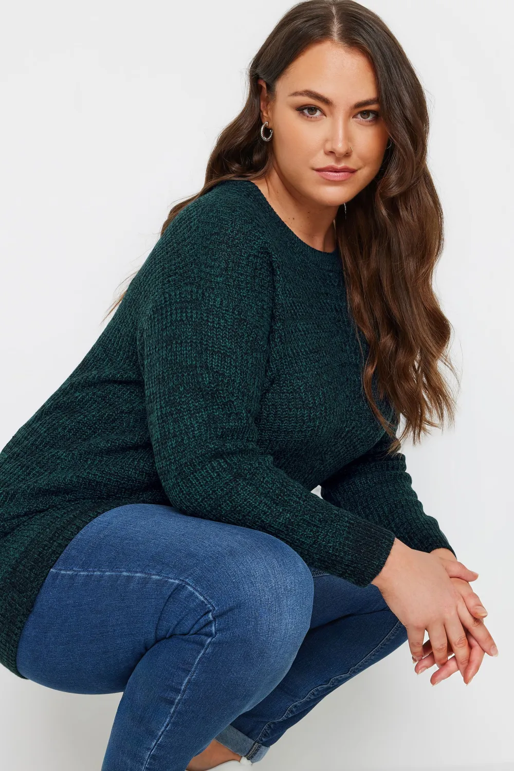 YOURS Curve Pink Essential Knitted Jumper