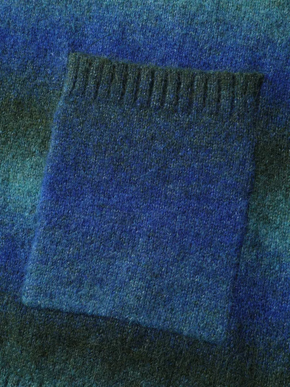 Heather Pockets Open-Front Knit Cardigan