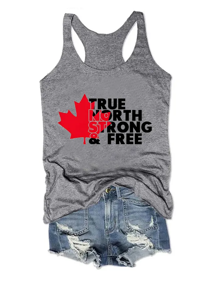 Women's True North Strong And Free Crew Neck Vest