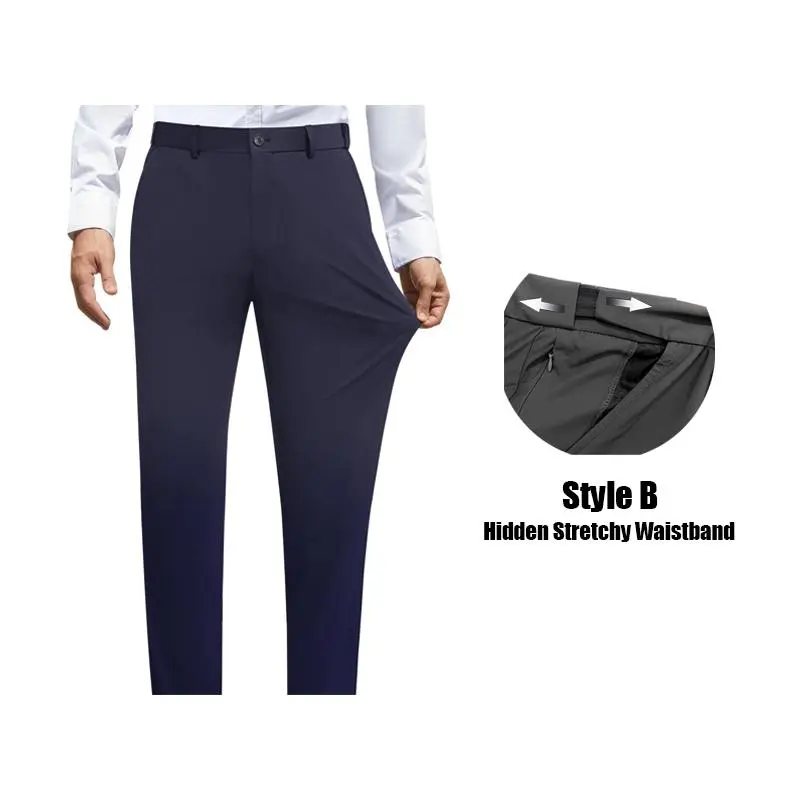 Men's Golf Pants with Expandable Waist