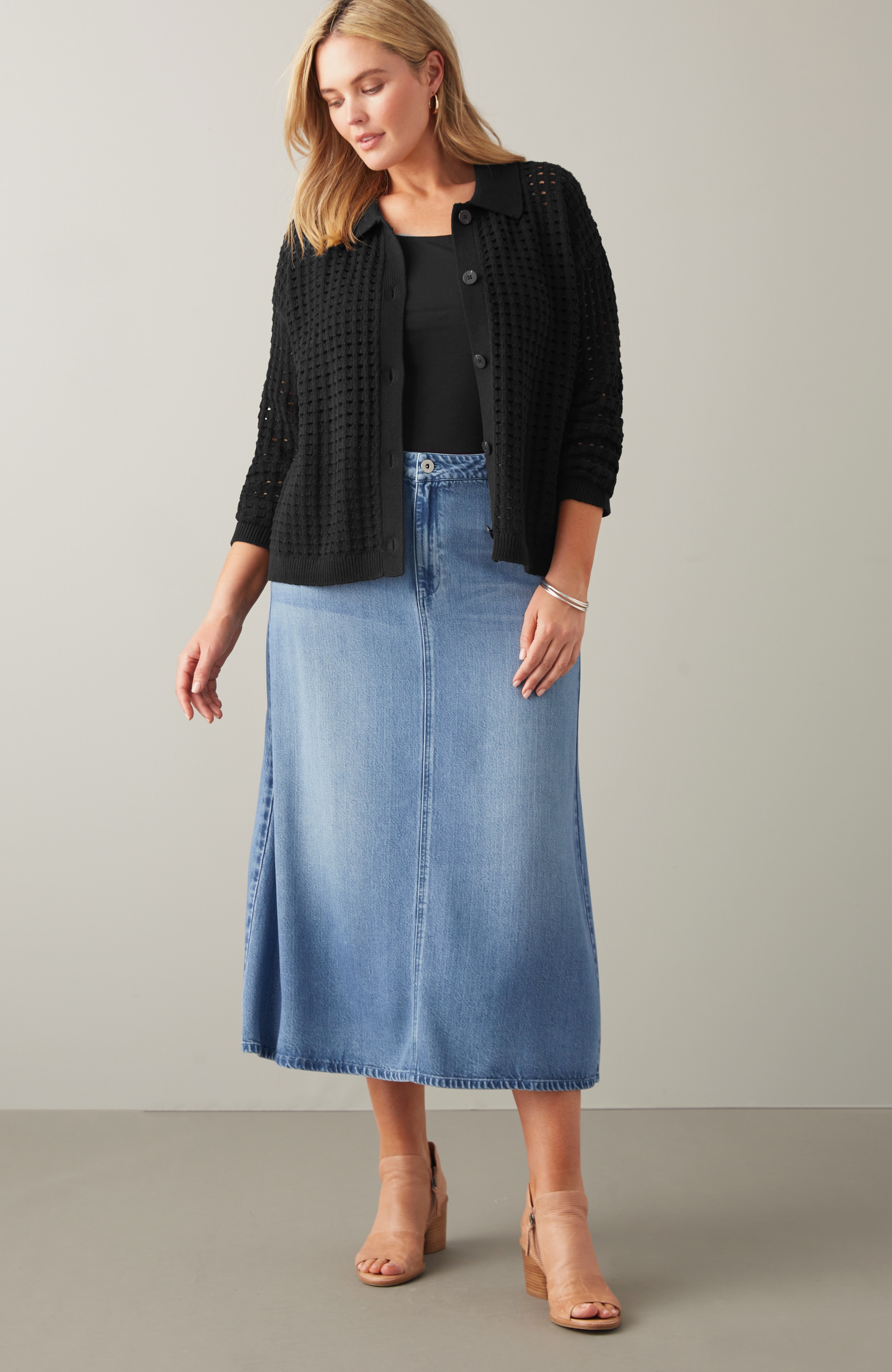 Open-Texture Cardi