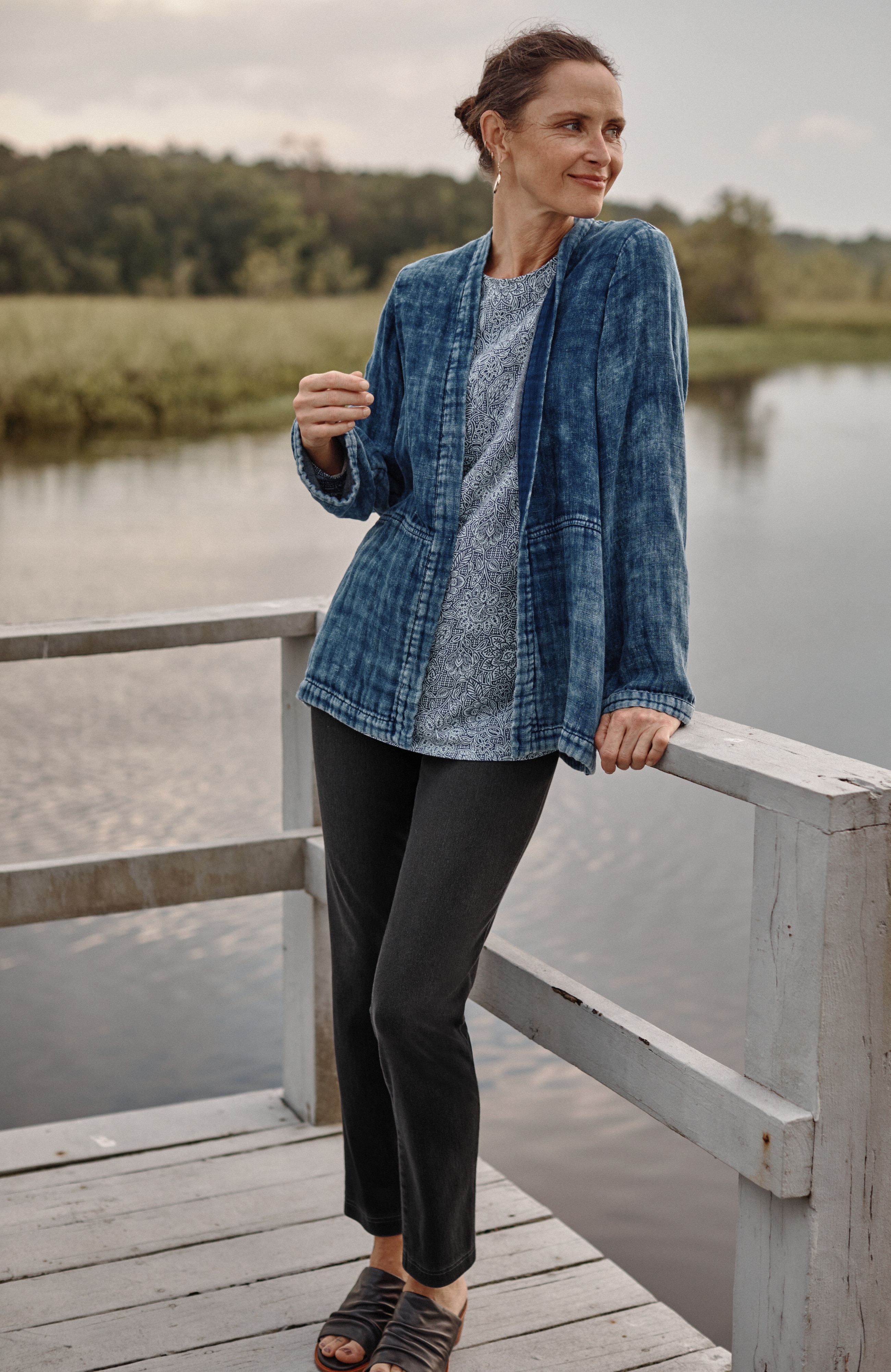 Pure Jill 5-Pocket Knit Jeans