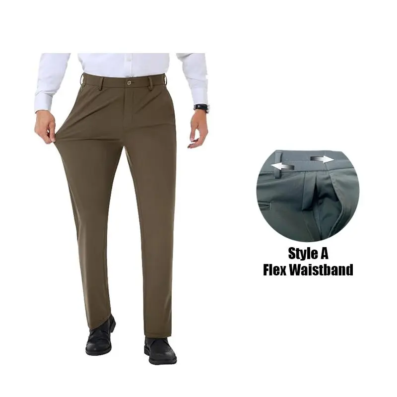 Men's Golf Pants with Expandable Waist