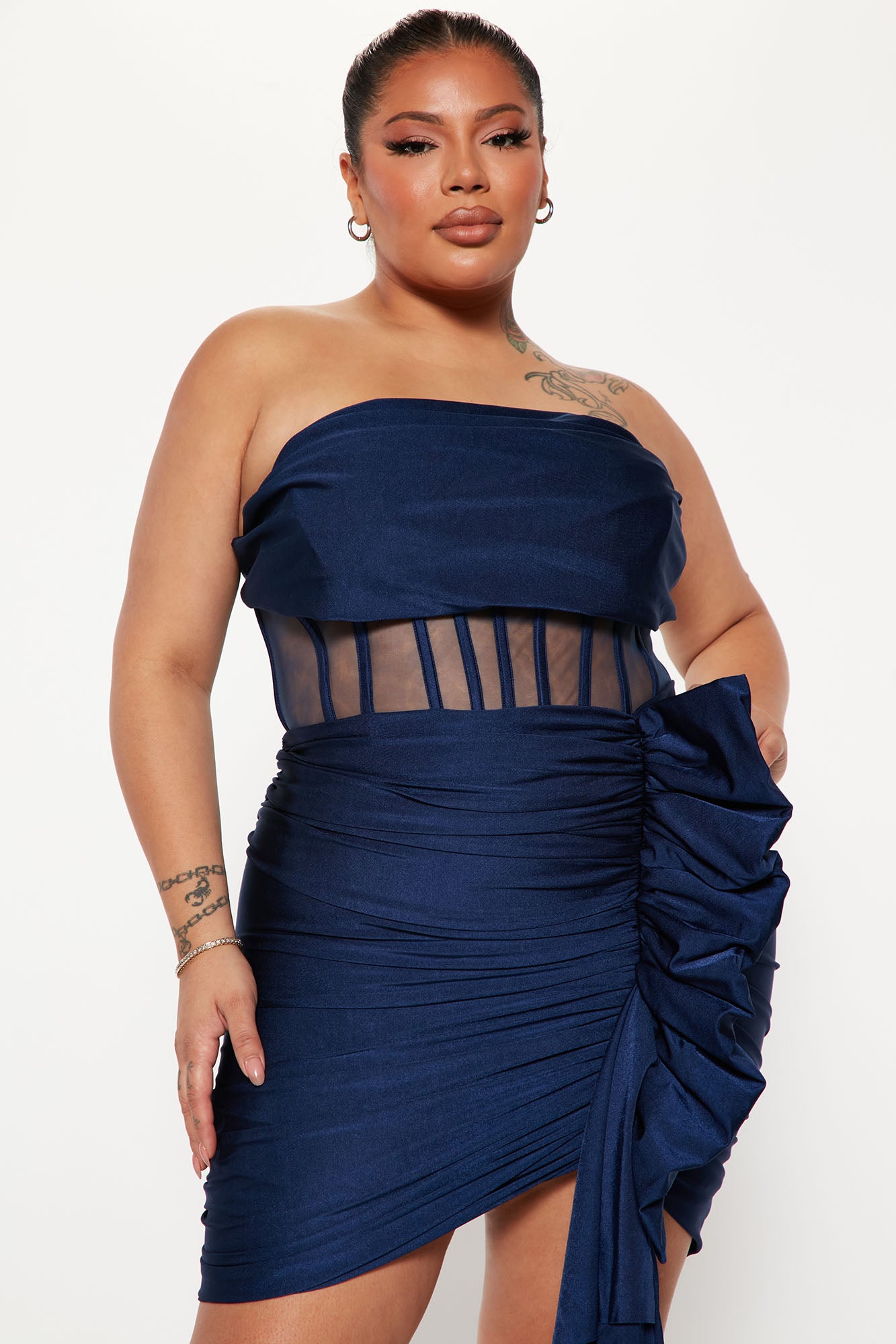 Always So Chic Mini Dress - Navy