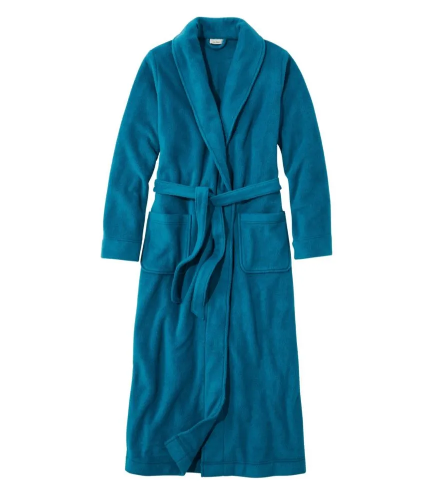 Women's Winter Fleece Robe, Wrap-Front