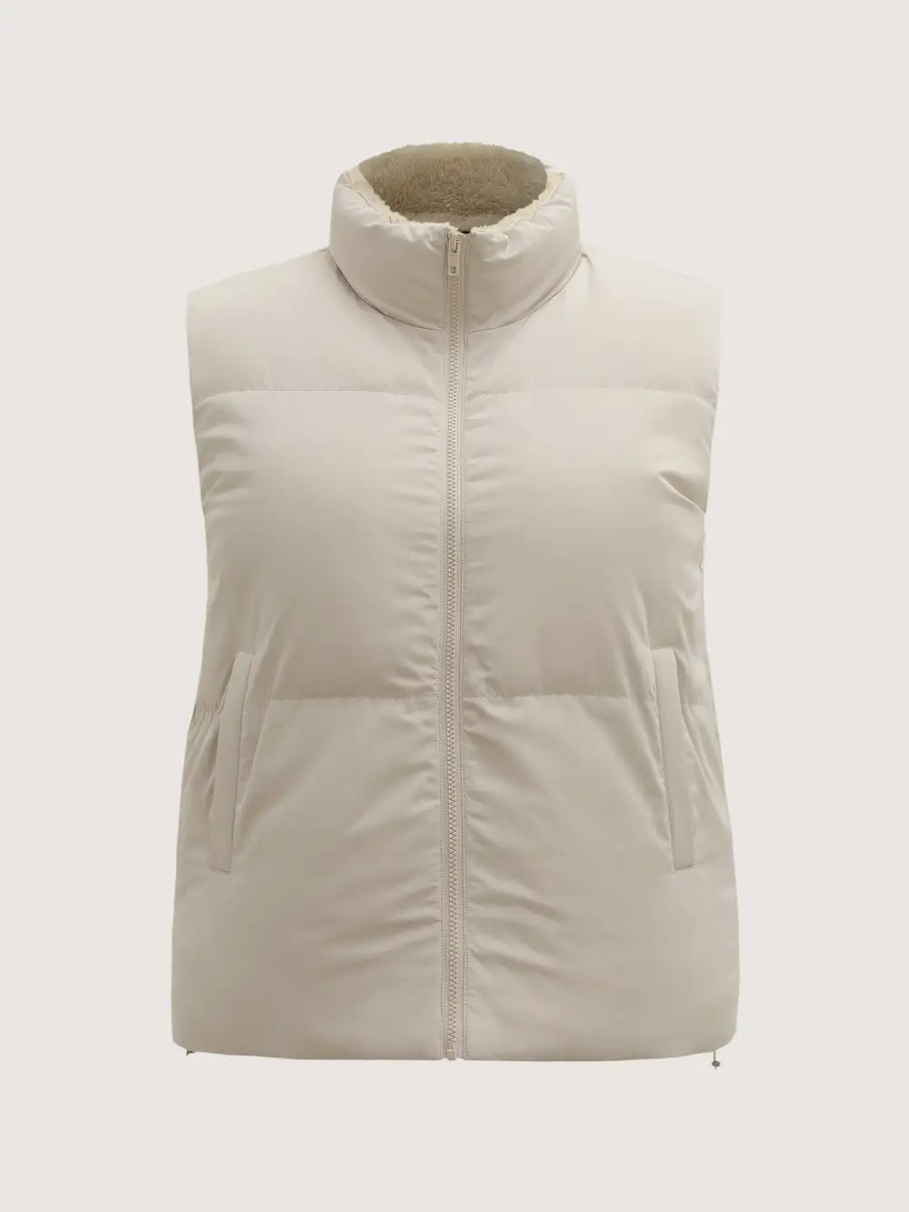 Puffer Zipper Quilted Vest