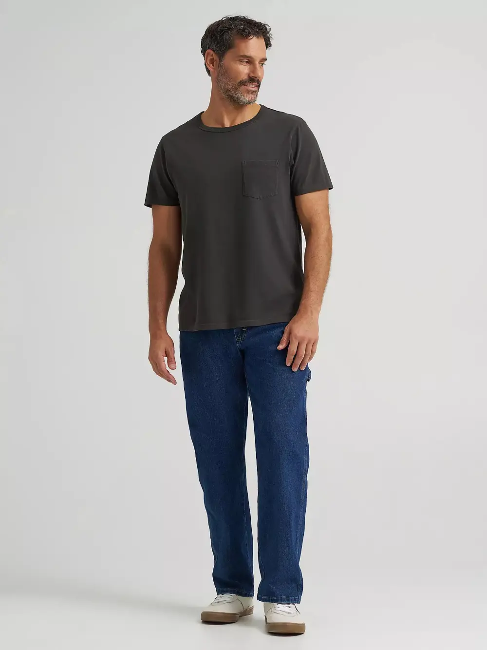 WRANGLER MEN'S FIVE STAR PREMIUM CARPENTER JEAN IN DARK VINTAGE