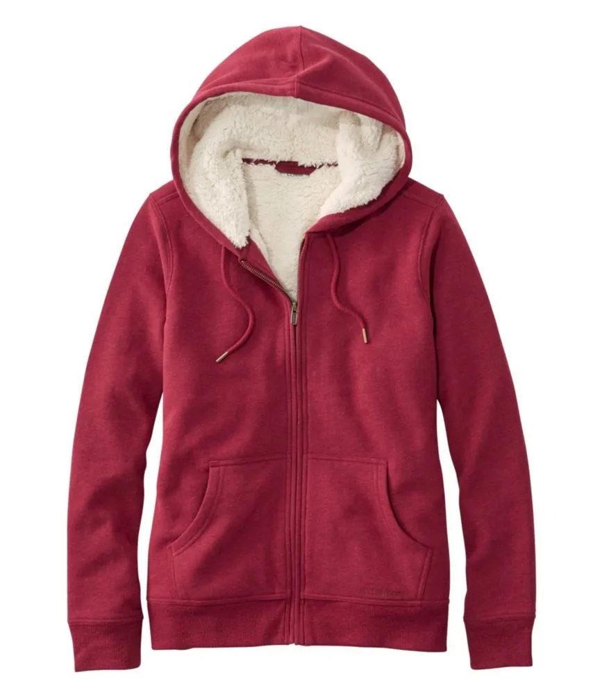 Women's Sweatshirt, Sherpa-Lined Hoodie