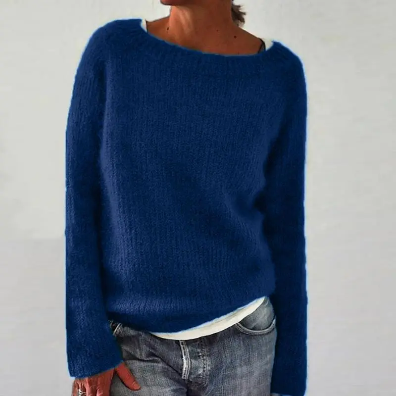 Pure Color Casual Sweater