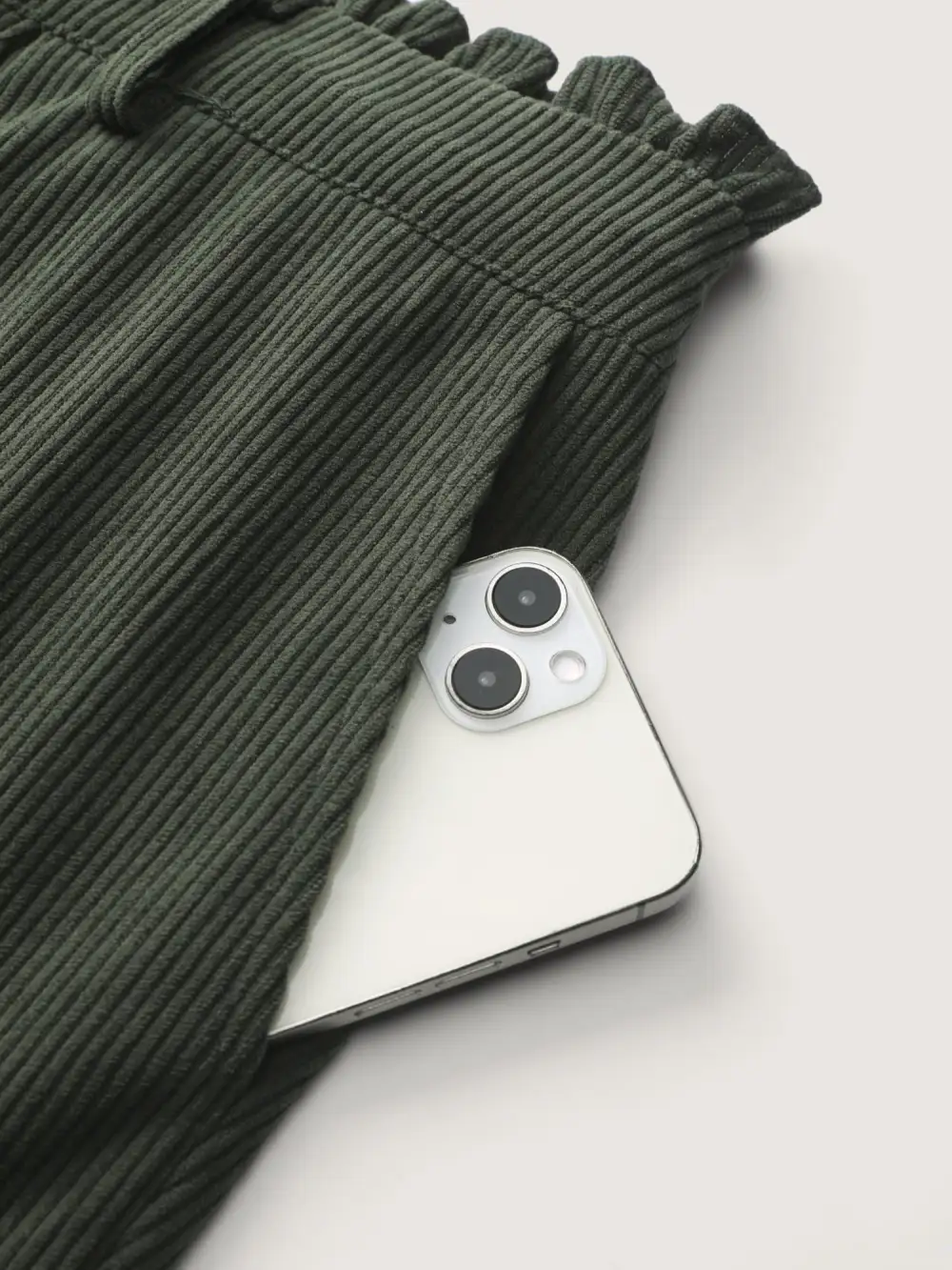 Textured Drawstring Waist Pleated Pants