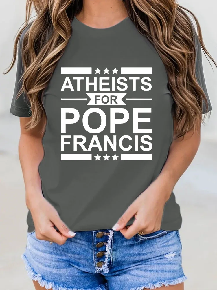 Women's 1936–2025 Catholic Commemorative Printed T-Shirt