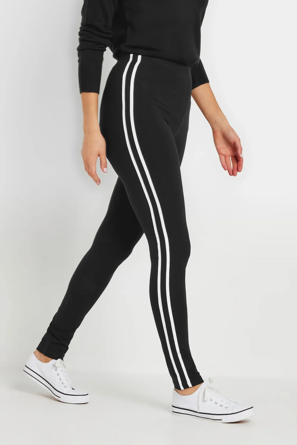 LTS Tall Black Stripe Legging