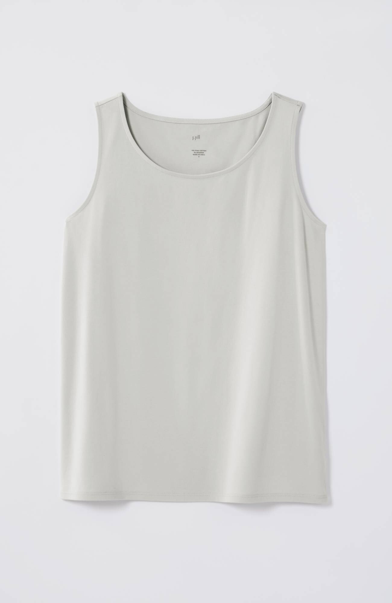 pima-stretch knit tank