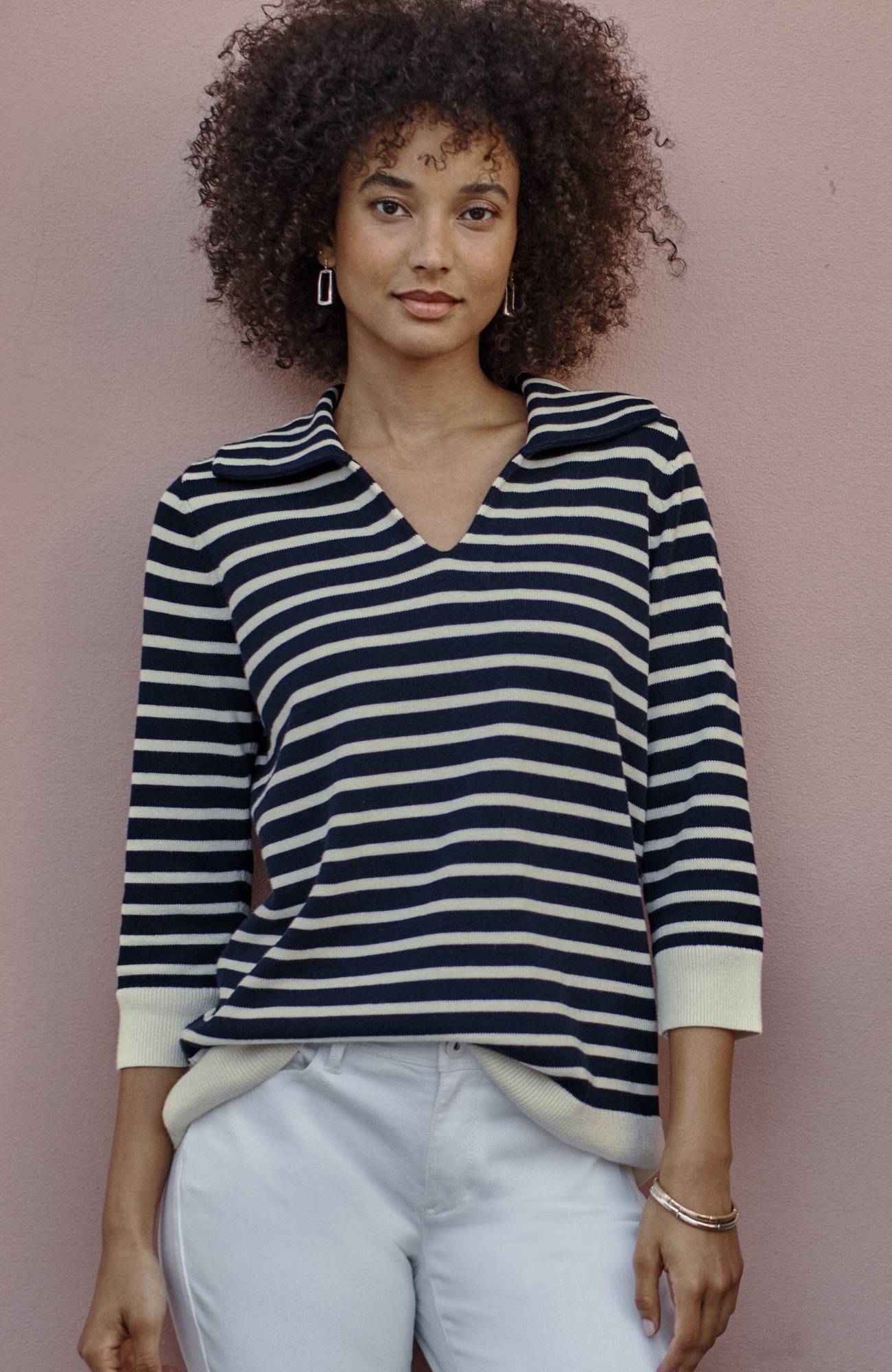 Collared Pullover Sweater