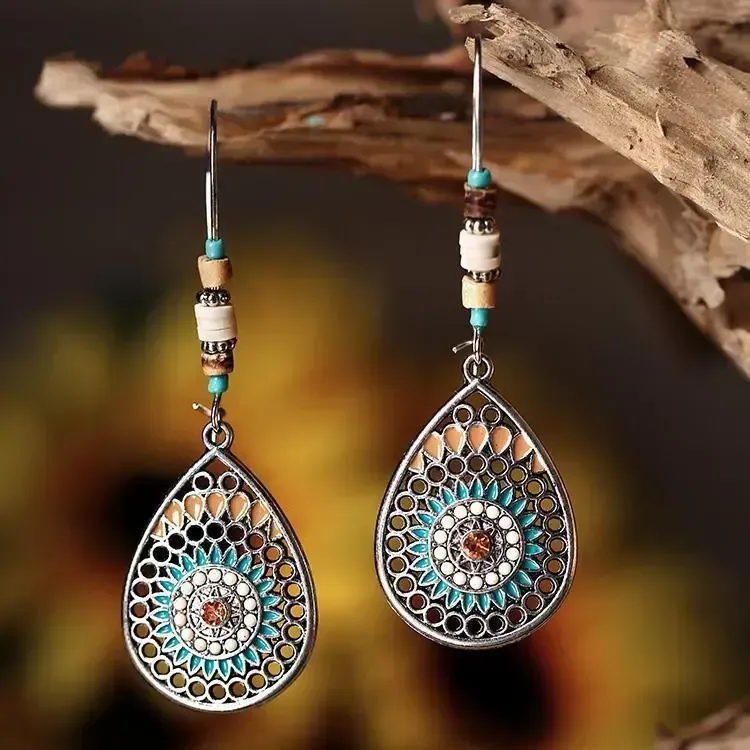 Bohemian Ethnic Hollow Out Vintage Earring