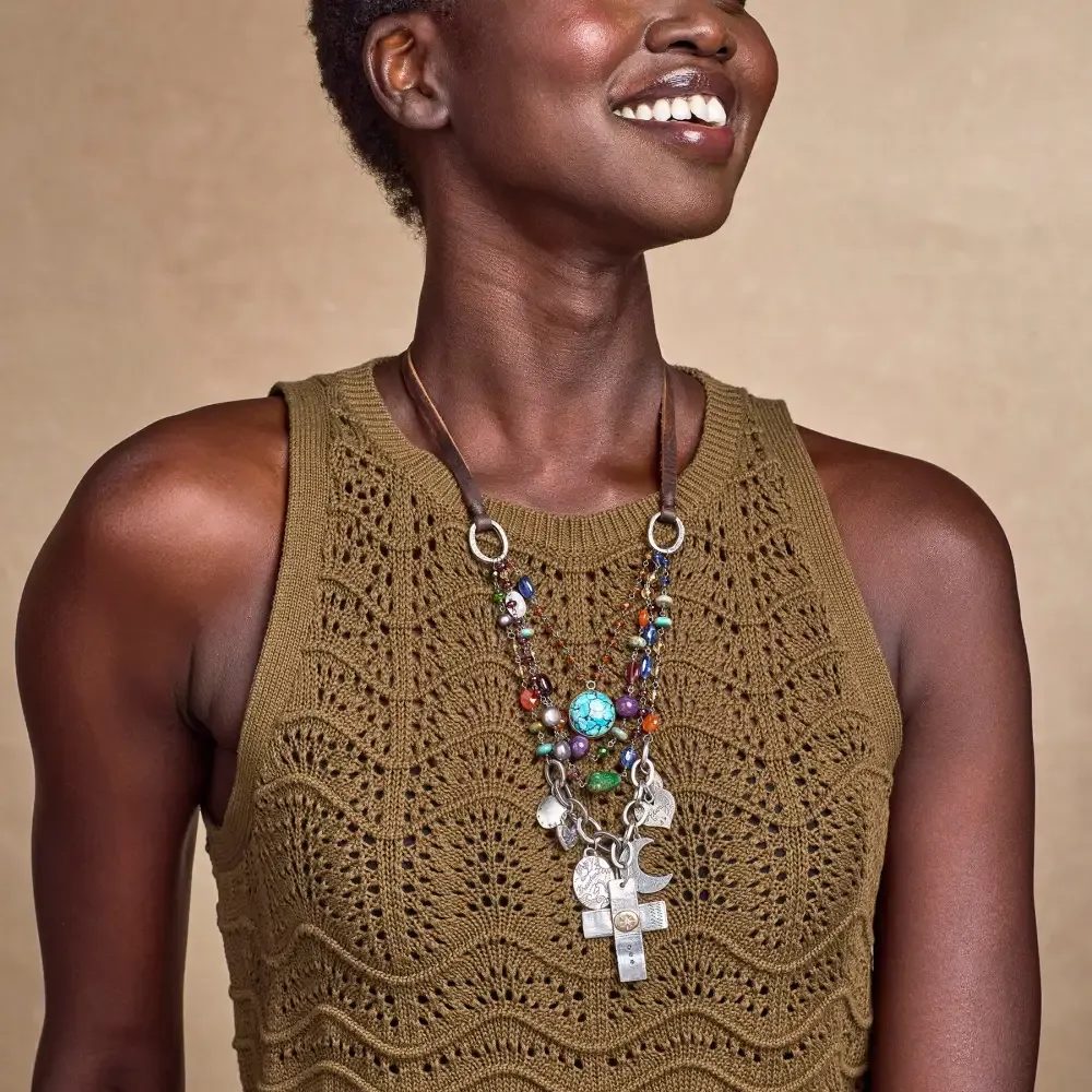 Field Of Flowers Necklace