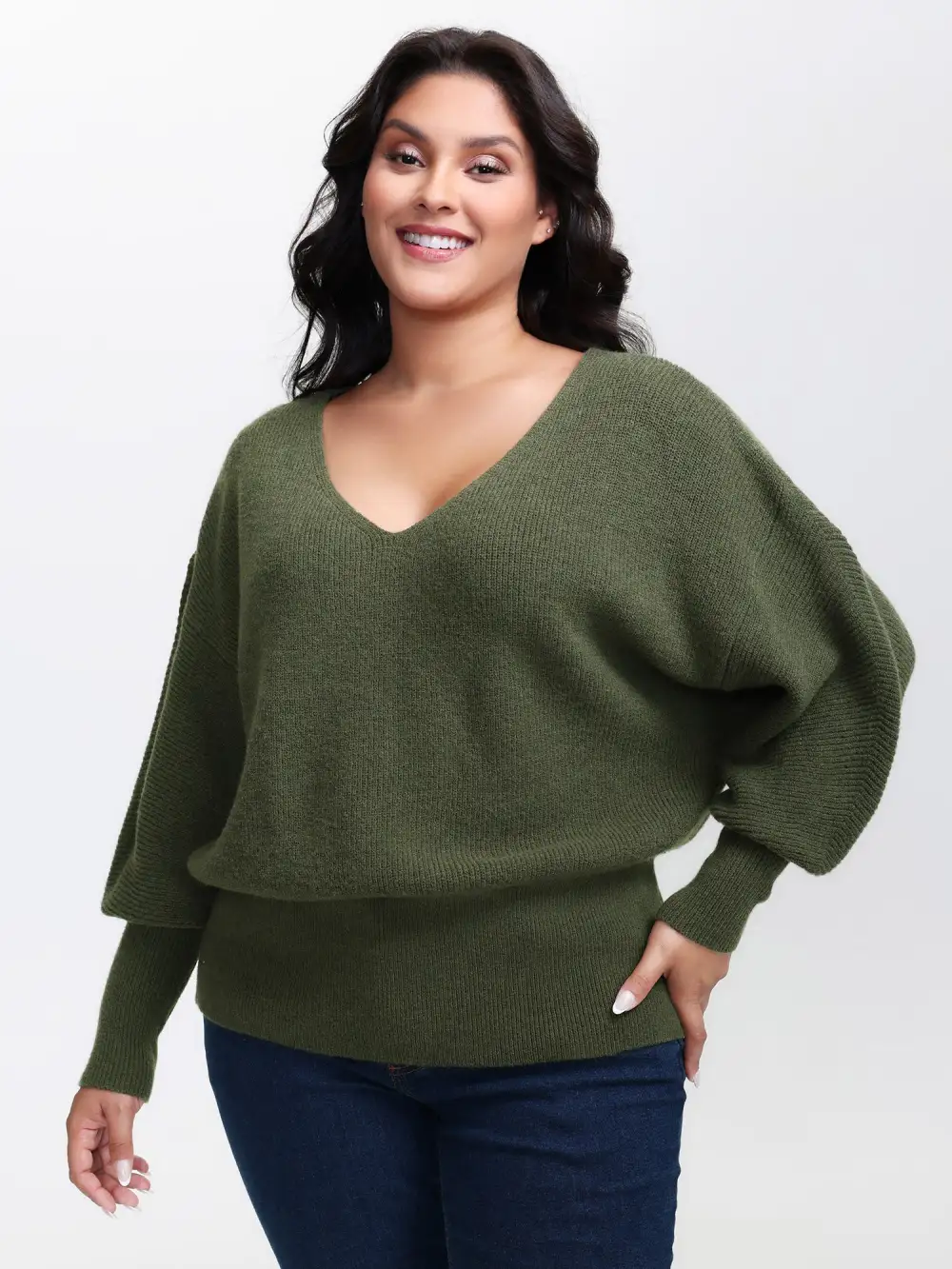 Backless Cut-Out Cropped Pullover