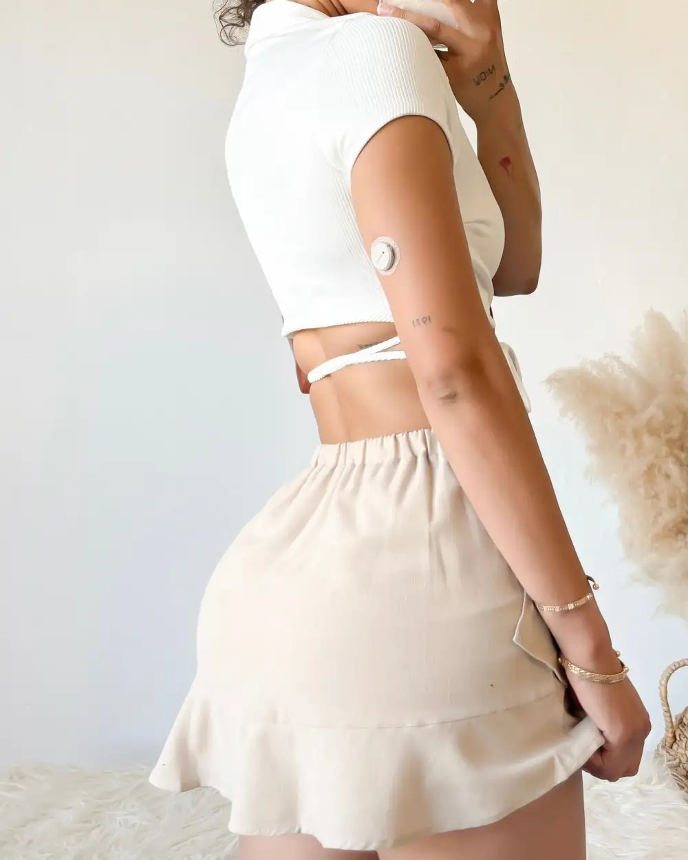 LYDIA RUFFLE SKIRT