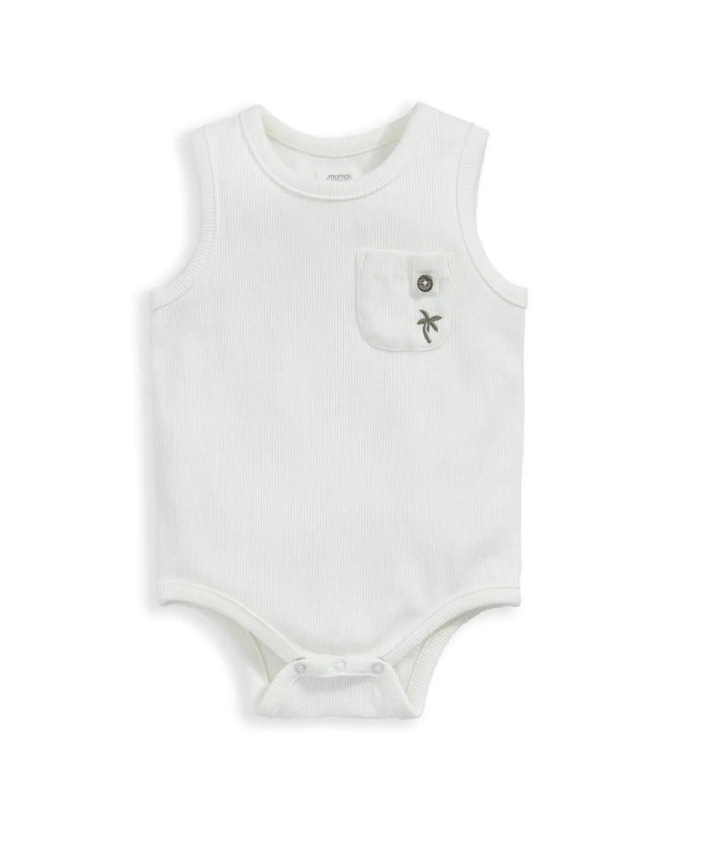 Sleeveless Bodysuit & Shorts Outfit Set