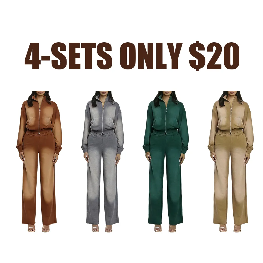 Women's Gradient Casual Two-Piece Set