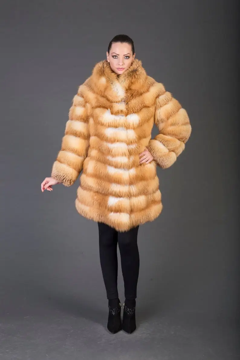 Red Fox Fur  Jacket