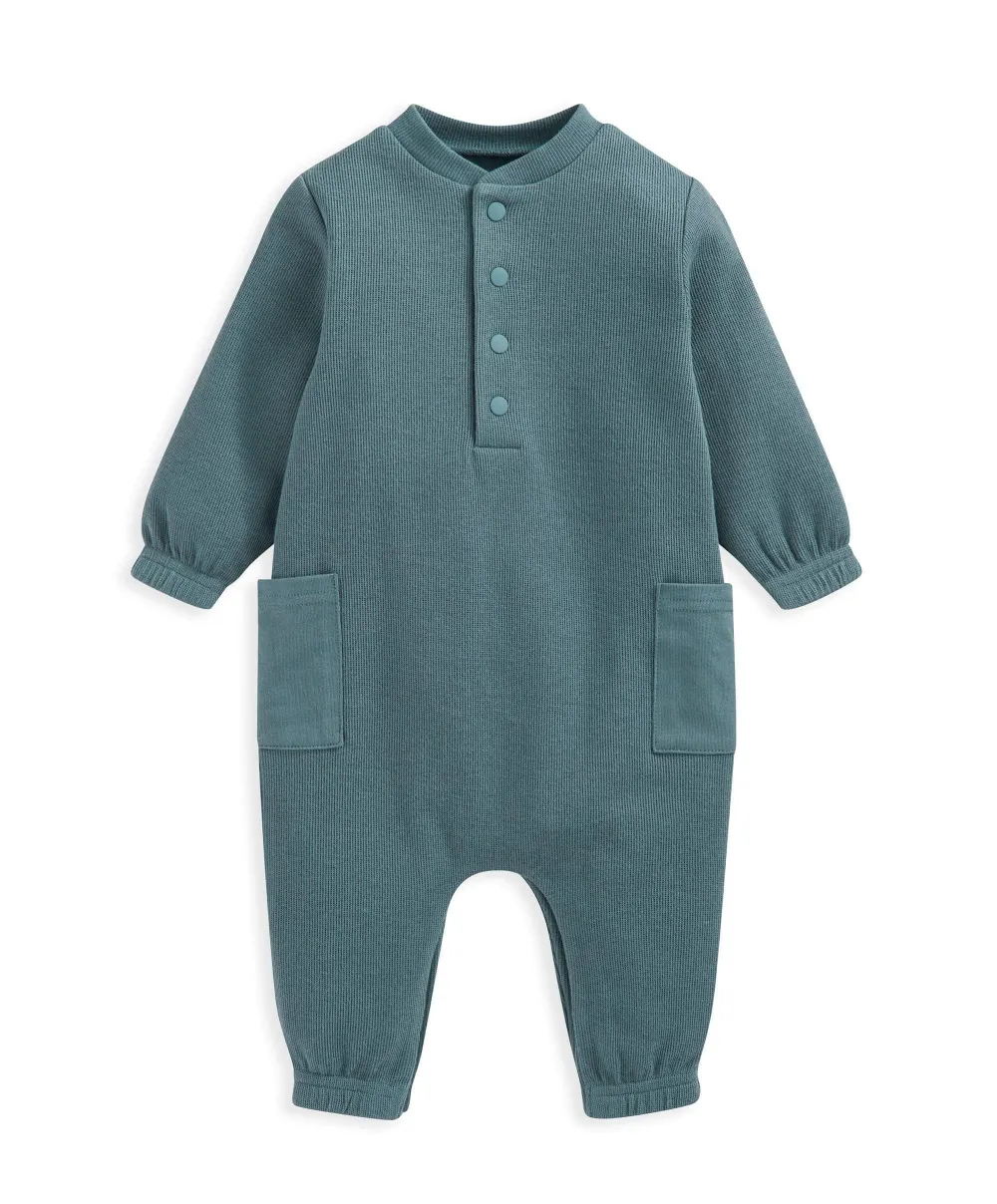 Pocket Romper - Blue