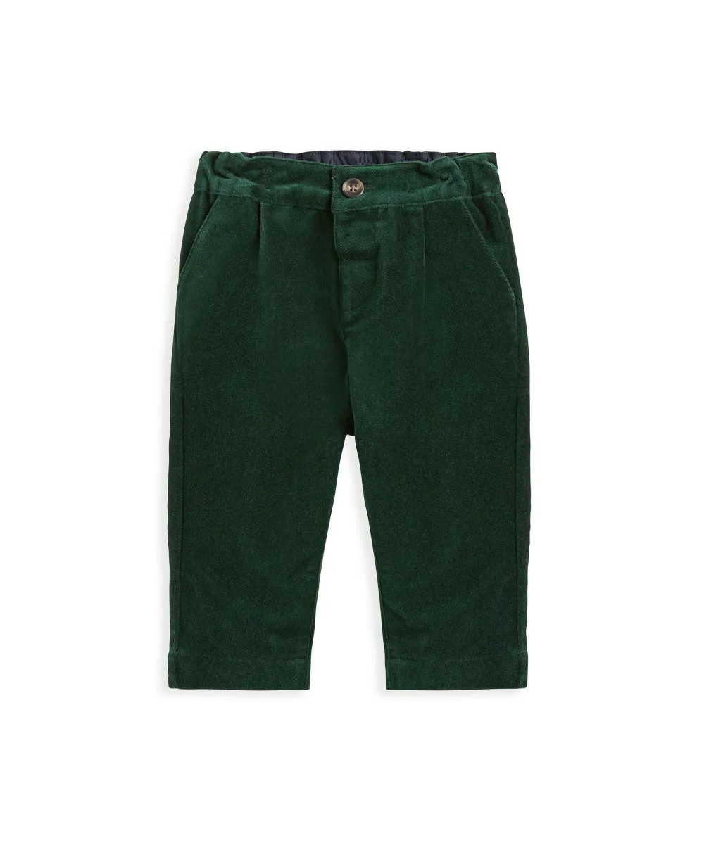 Velour Suit Set (3 Piece) - Emerald Green
